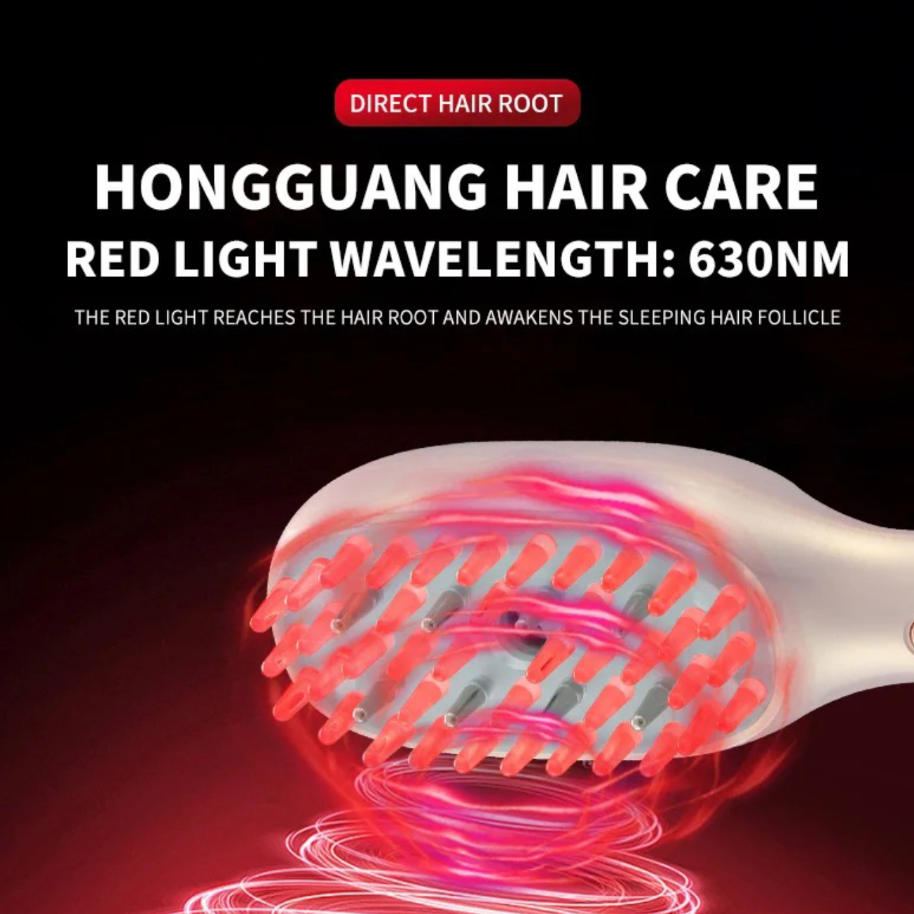 New Red Light Therapy EMS Electric Massage Spray Comb