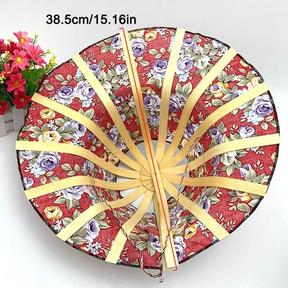 Women’s Folding Handmade bamboo fan hat